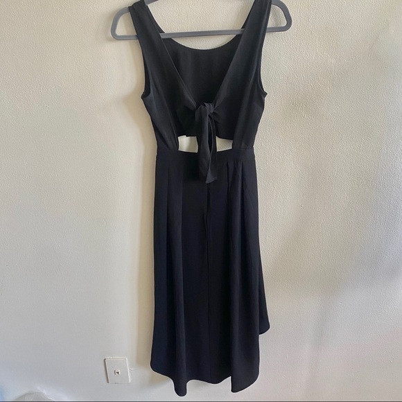 jealous Tomato Asymmetrical Back Bow Tie Dress - Picture 2 of 6